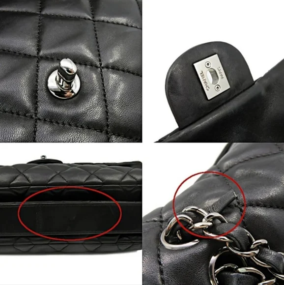 AUTHENTIC CHANEL QUILTED SHW CC CLASSIC CHAIN SHOULDER BAG - Picture 9 of 9